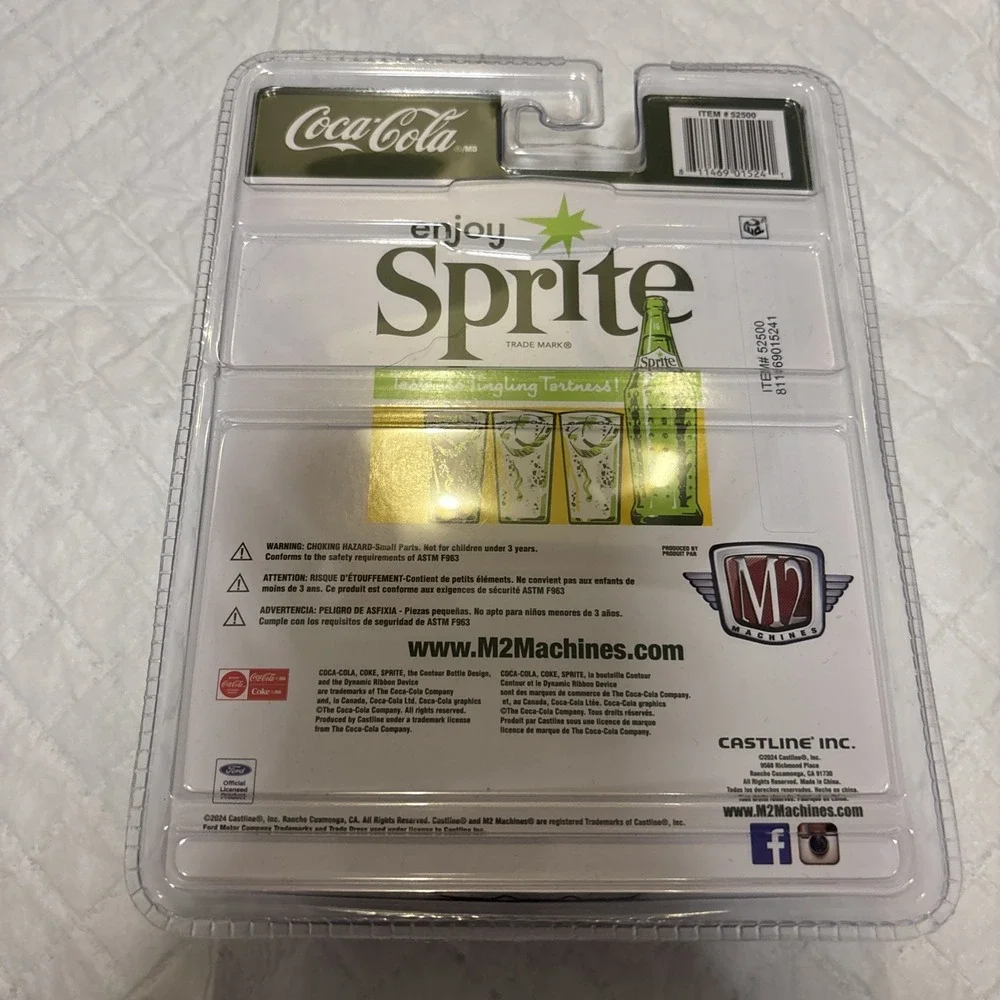 2025 M2‎ Machines Coca Cola CHASE Sprite 1949 Mercury Custom White A54